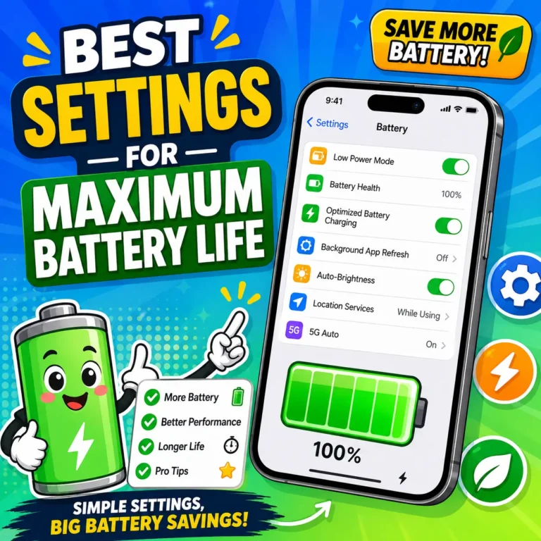 Best iPhone Settings for Maximum Battery Life