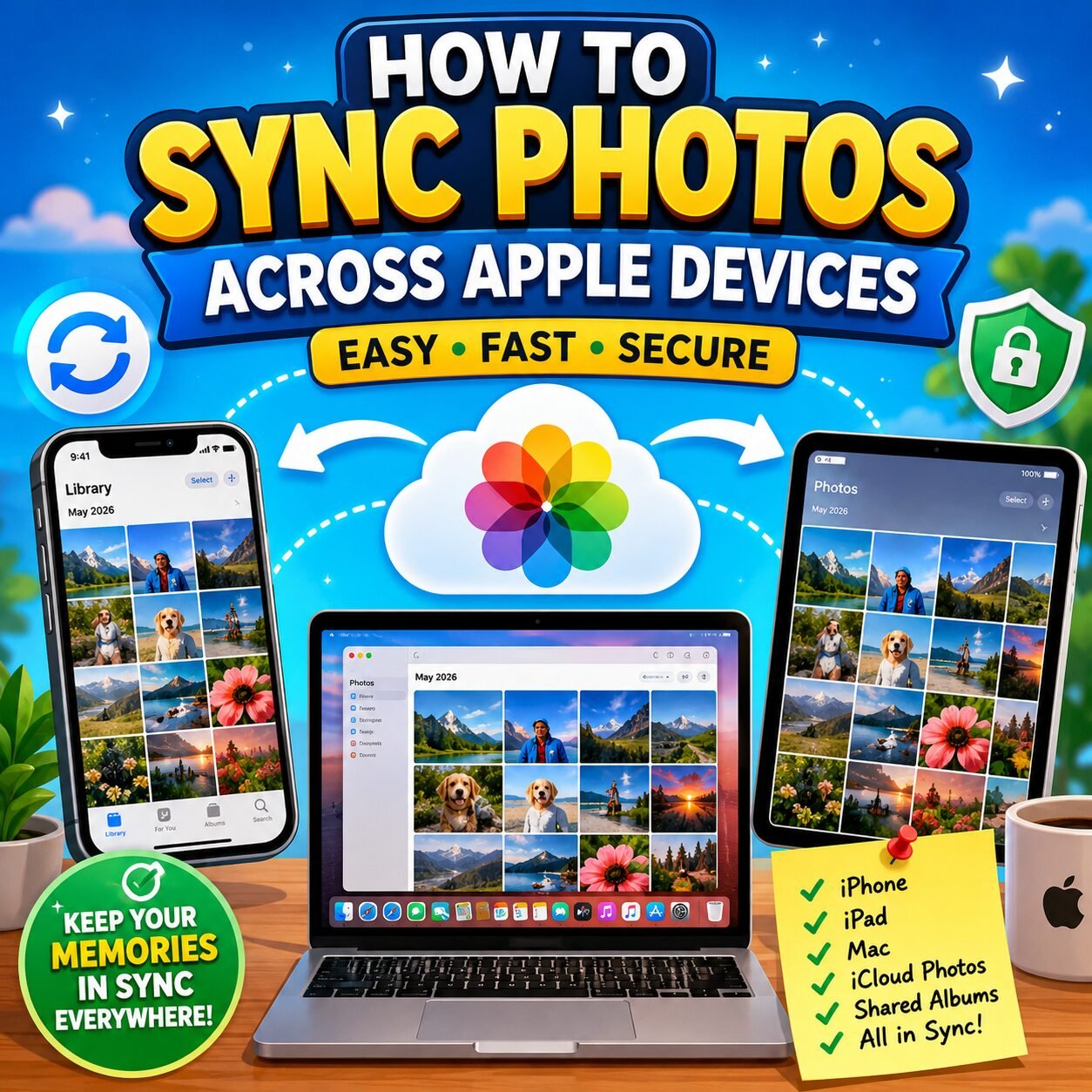 How to Sync Photos Across All Your Apple Devices