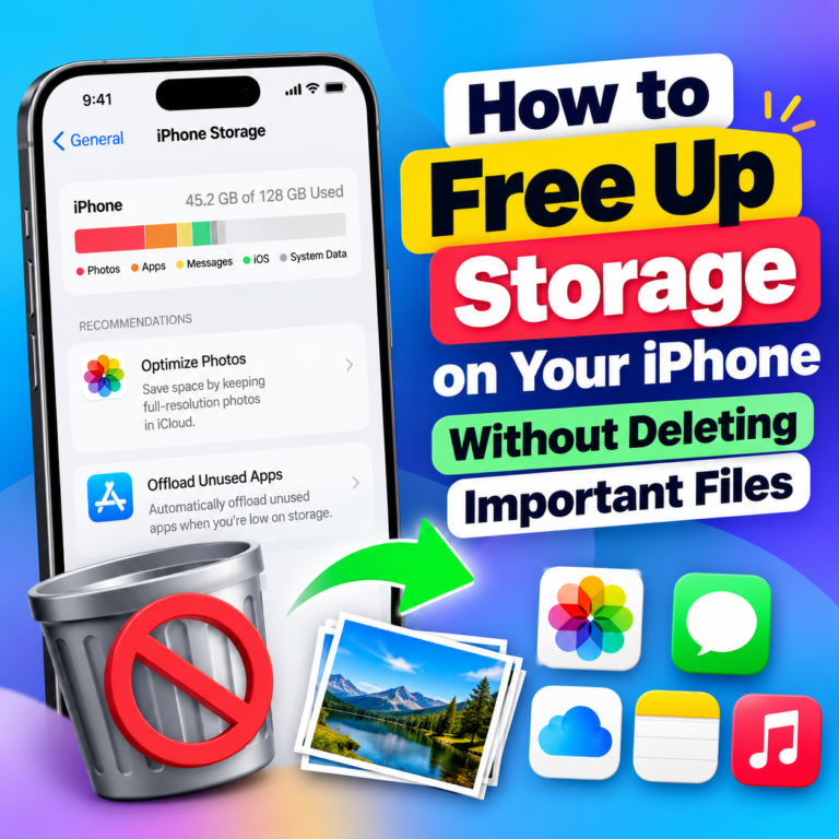 Free Up iPhone Storage Without Deleting Important Files